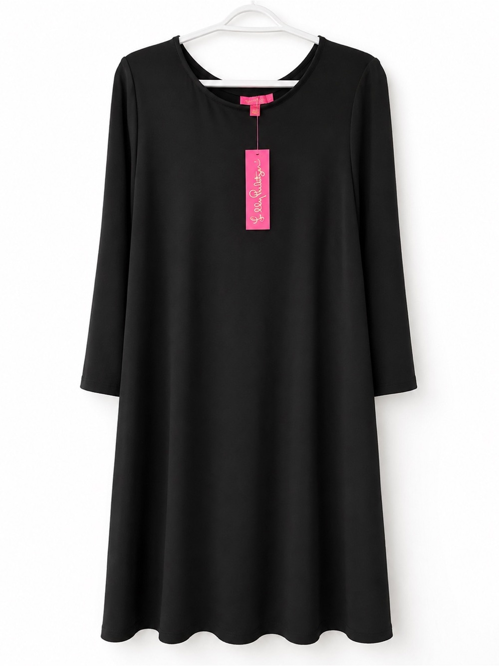 Lilly Pulitzer Ophelia Black Dress Size Large L NWT $168 Classic Shift
